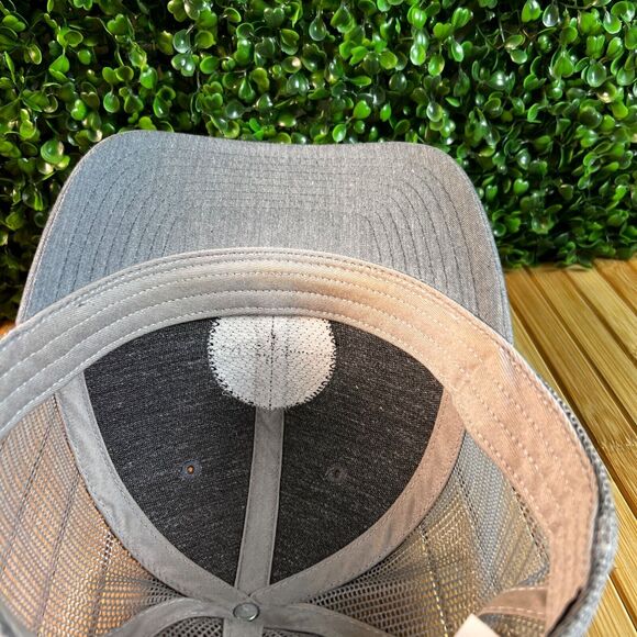 Travis Mathew THE PATCH Hat Heather Grey Adult OS Snap Back Trucker Hat Cap - Picture 6 of 11